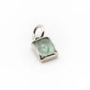Fluorite heart intaglio charm