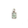 Fluorite heart intaglio charm