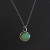 Frog turquoise intaglio necklace
