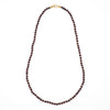 Garnet beaded necklace