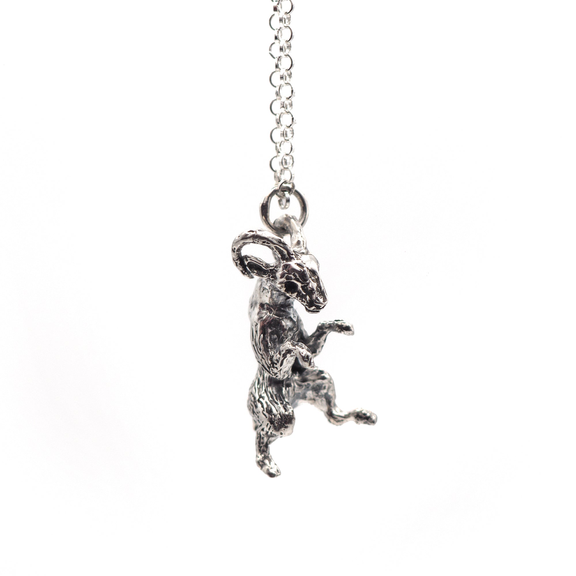 Sterling Silver GOAT necklace
