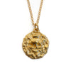 Gold Vermeil Crowned skull necklace