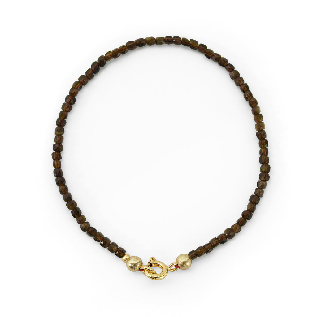 customisable golden obsidian bracelet