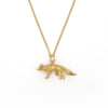 Gold Vermeil Fox necklace