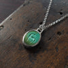 Turquoise Horse intaglio necklace