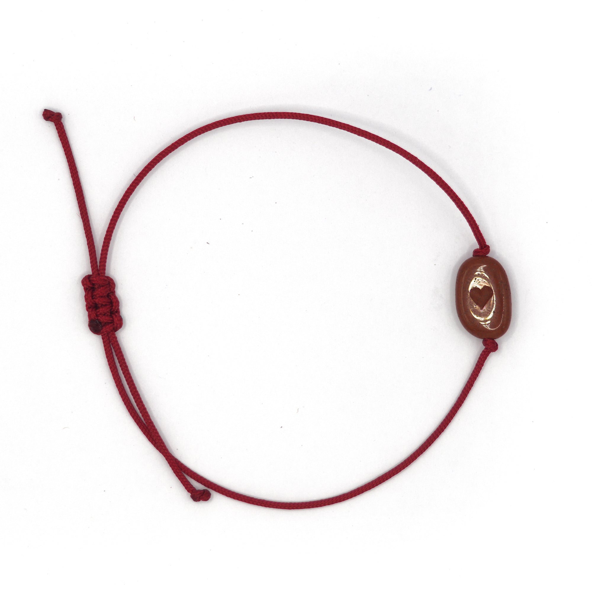 Red Jasper intaglio bracelet