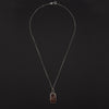 Red Jasper Skeleton intaglio necklace