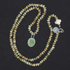 lily of the valley turquoise intaglio necklace