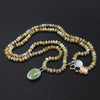 lily of the valley turquoise intaglio necklace