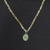 lily of the valley turquoise intaglio necklace