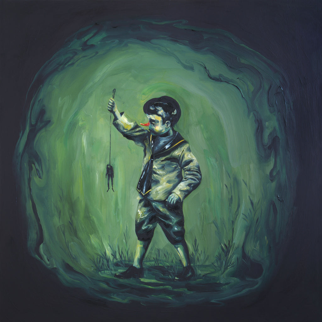 "He used to try to climb the string"