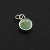 Turquoise Snake intaglio charm