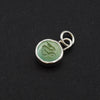 Turquoise Snake intaglio charm