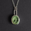 Turquoise Skull intaglio necklace