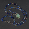 Palm turquoise intaglio necklace