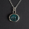 Turquoise Pig intaglio necklace