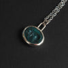 Turquoise Pig intaglio necklace