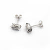 Pig sterling silver stud earrings