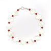 Quatrefoil + Carnelian bracelet