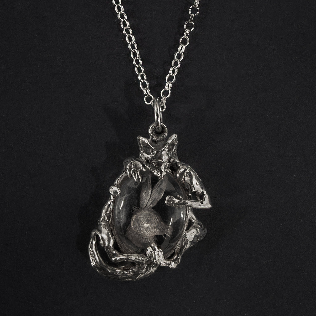 Rock Crystal Rabbit intaglio