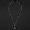 Skeletal Rabbit reverse intaglio necklace