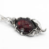 Garnet Rat Belly intaglio necklace