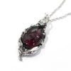 Garnet Rat Belly intaglio necklace