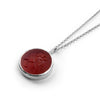 Red Devil carnelian intaglio necklace