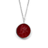 Red Devil carnelian intaglio necklace