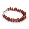 Red jasper + dog-link bracelet