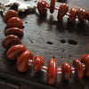 Red jasper + dog-link bracelet