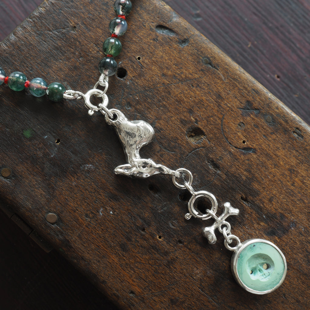 Sterling silver dog connector