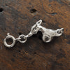 Sterling silver dog connector