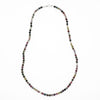 Faceted tourmaline beaded necklace