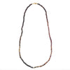 Ombre tourmaline beaded necklace