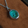 Turquoise Skull intaglio necklace