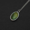 Turquoise skeleton intaglio necklace