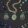 lily of the valley turquoise intaglio necklace
