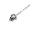 Garnet-Eyed Nameless God Skull Mask Necklace