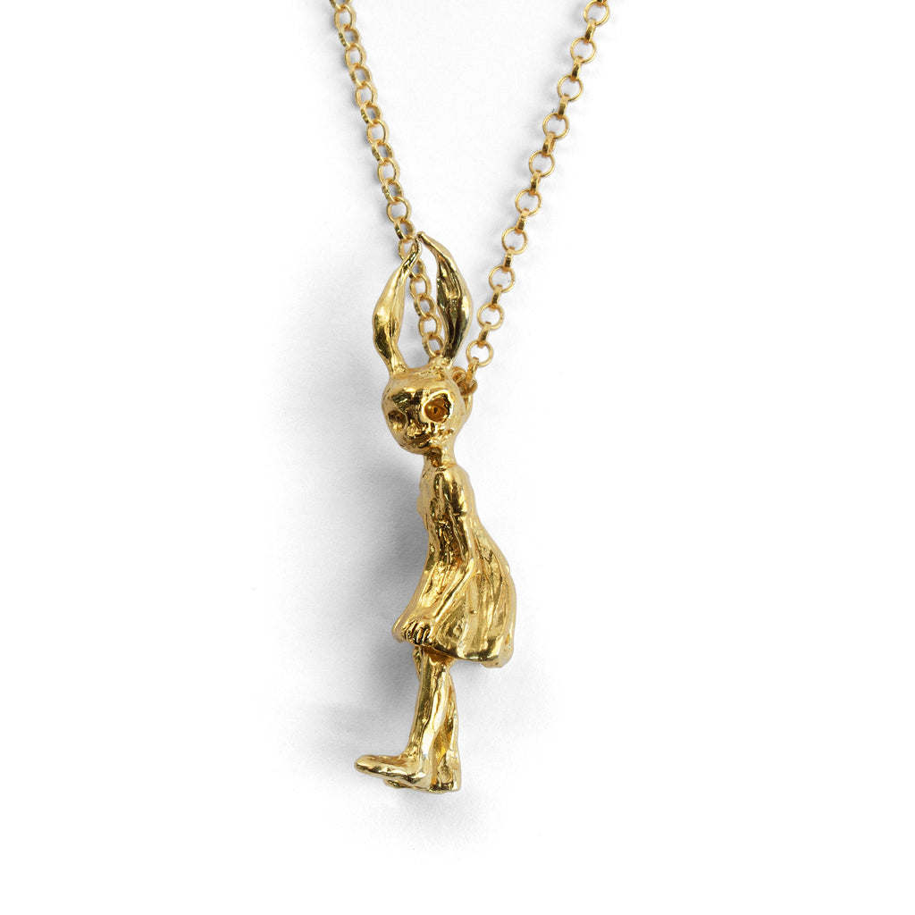 Gold vermeil Birdie necklace