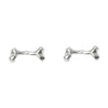 Silver Bone Earrings