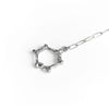 Bone Halo Silver elongated link bracelet