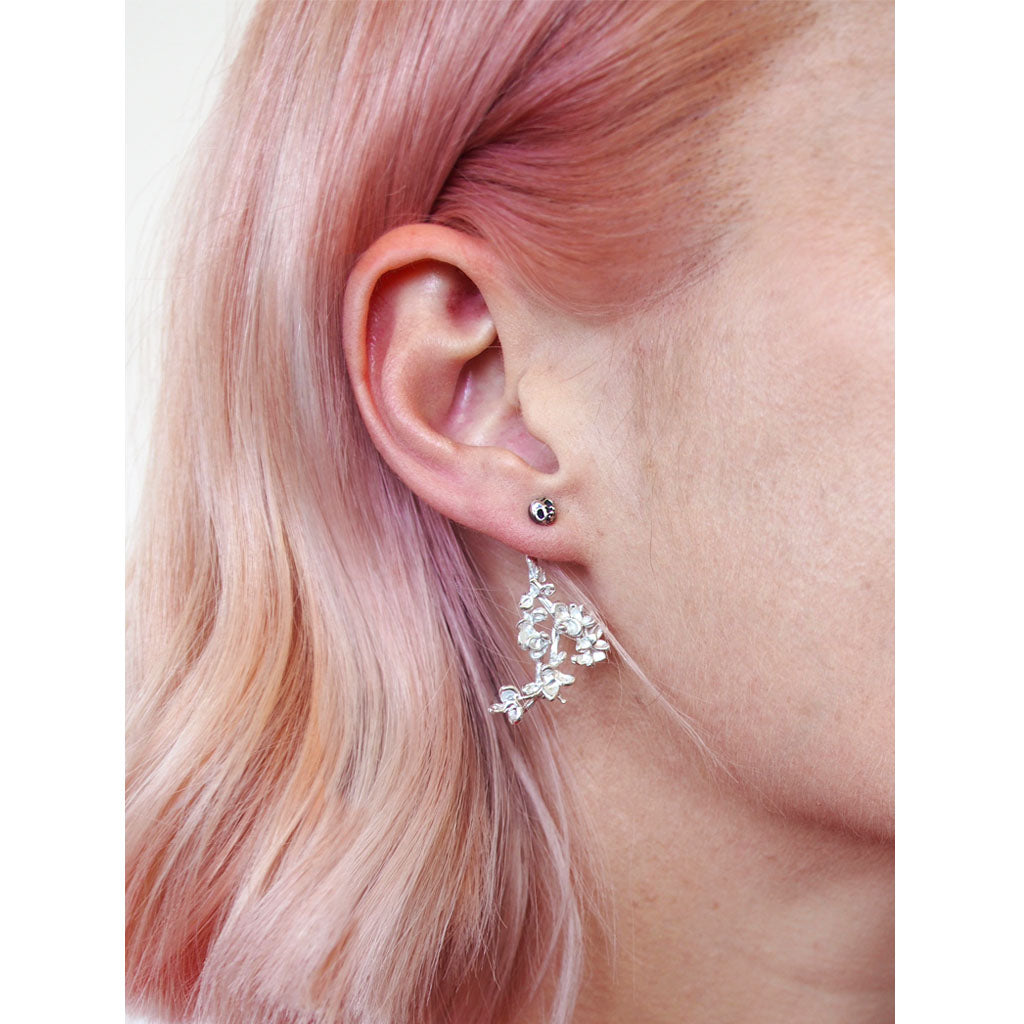Mrs Fountain's Garden Silver Earring