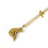 Bear & Cardinal Gold Vermeil Necklace