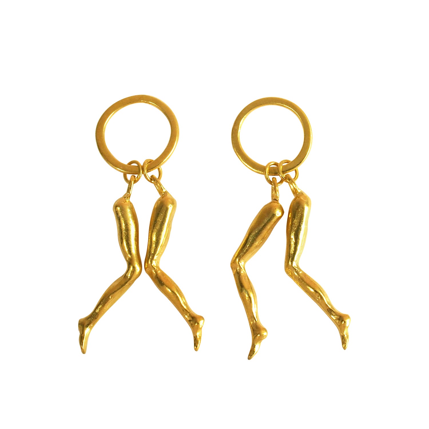 Jack Rabbit Slim's Twist Gold Earrings