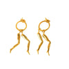 Jack Rabbit Slim's Twist Gold Earrings