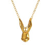 Sally Rabbit Mask Gold Vermeil Necklace