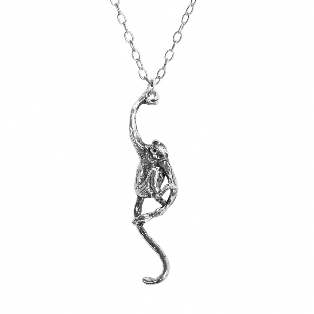 Silver Monkey Necklace