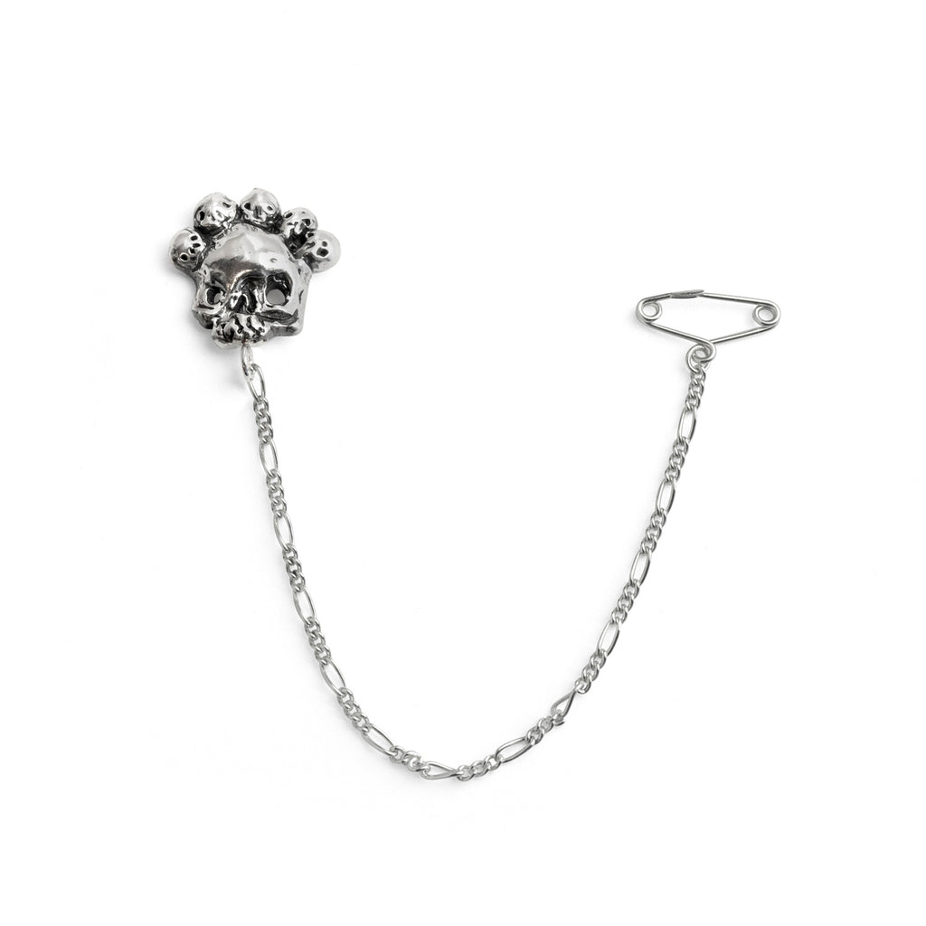 Nameless God pin and safety chain