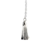 Ook Le Spook Silver Necklace side view
